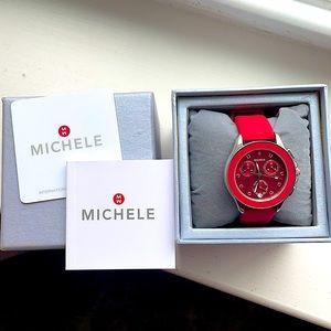 Red Michele Watch